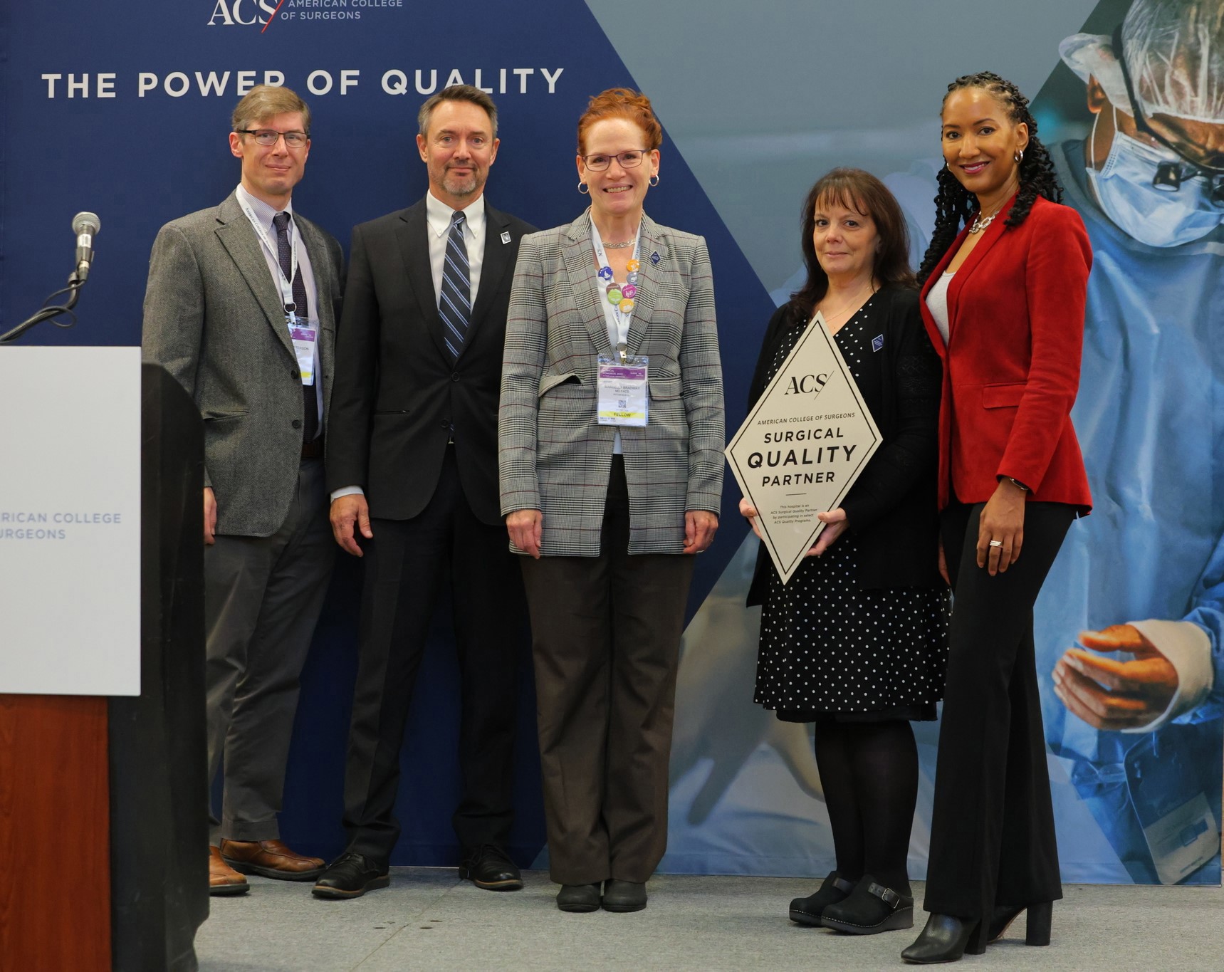 The ACS Honors Boston-Area Surgical Quality Partners